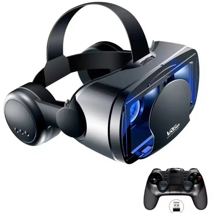 3D VR Headset with Headphones & Controller - With Box 9156 Remote - 9eight5