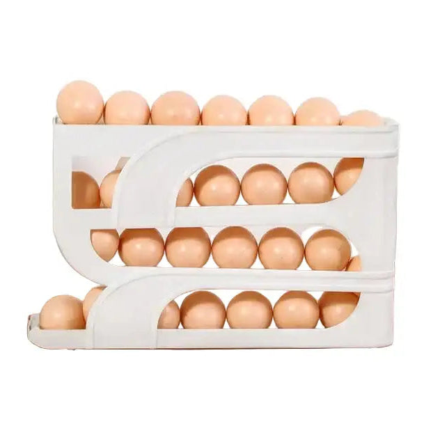 4-Layer Automatic Rolling Egg Holder - SS