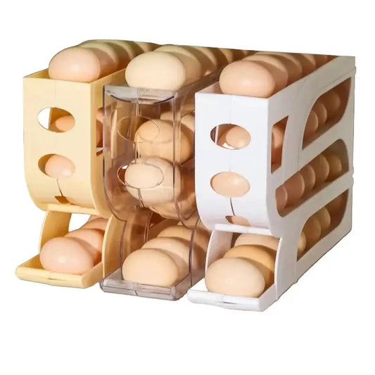 4-Layer Automatic Rolling Egg Holder - SS