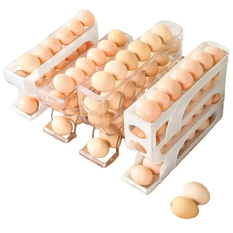 4-Layer Automatic Rolling Egg Holder - SS