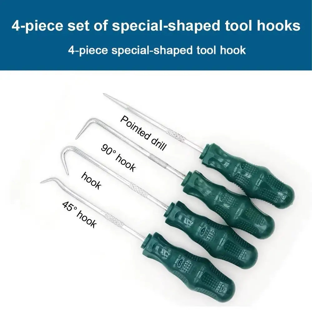 4 Piece Hook And Pick Set - 4 Pack