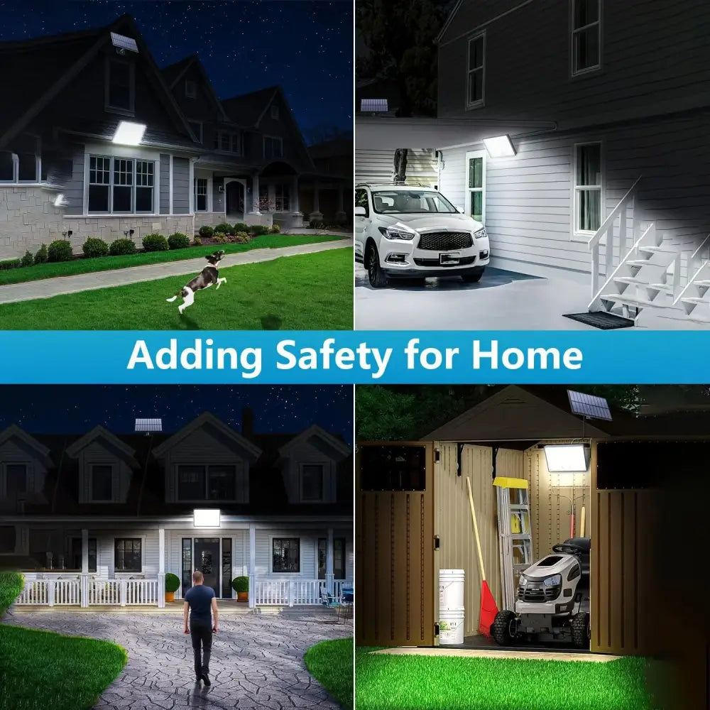 400 LED Solar Motion Sensor Outdoor Security Light - SS