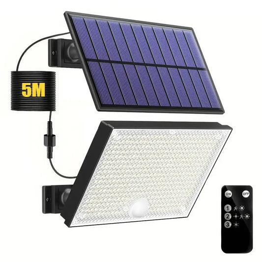400 LED Solar Motion Sensor Outdoor Security Light - SS
