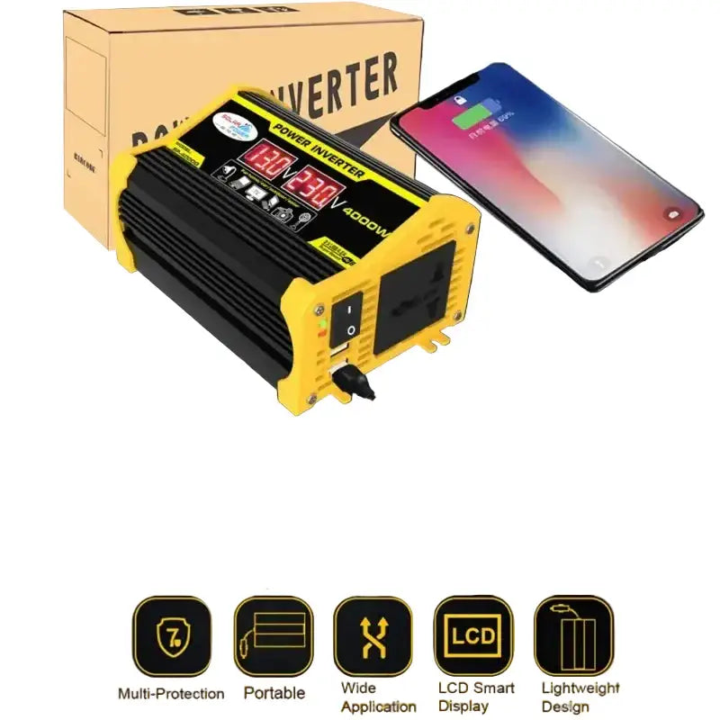 4000W Solar Panel & Inverter Kit 12V–220V - SS