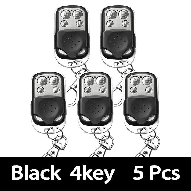 433MHz 4Button ABCD/Lock Unlock Remote Control Metal Push Button Transmitter Universal 4 Buttons Garage Door Opener