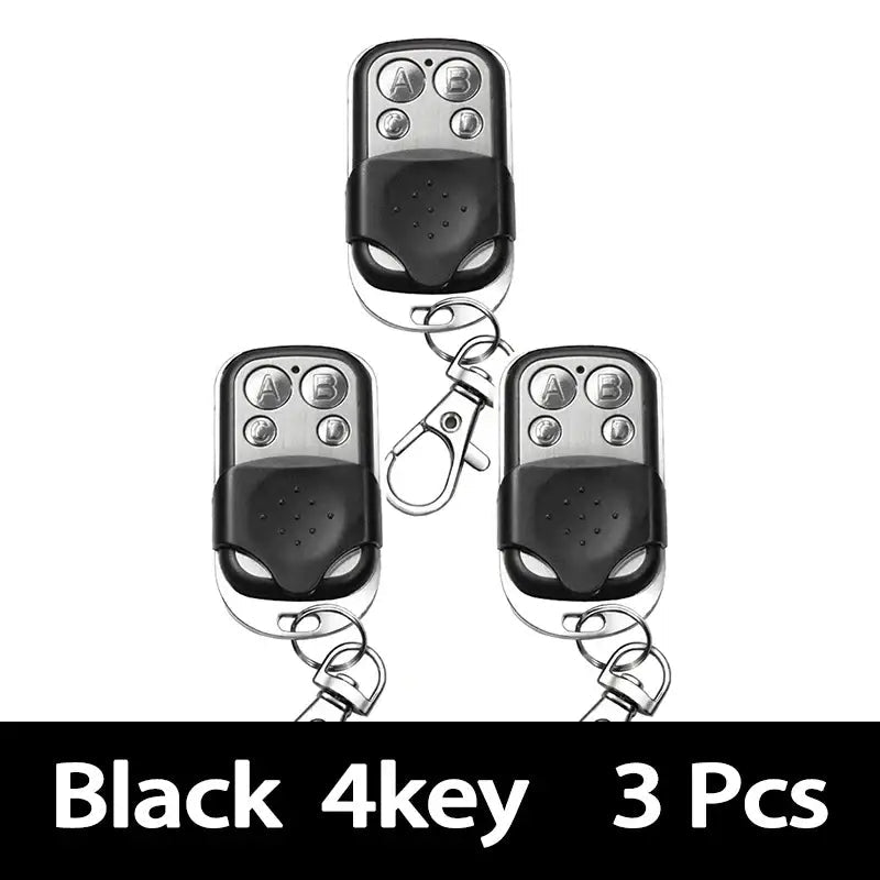 433MHz 4Button ABCD/Lock Unlock Remote Control Metal Push Button Transmitter Universal 4 Buttons Garage Door Opener