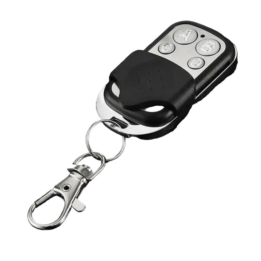 433MHz 4Button ABCD/Lock Unlock Remote Control Metal Push Button Transmitter Universal 4 Buttons Garage Door Opener