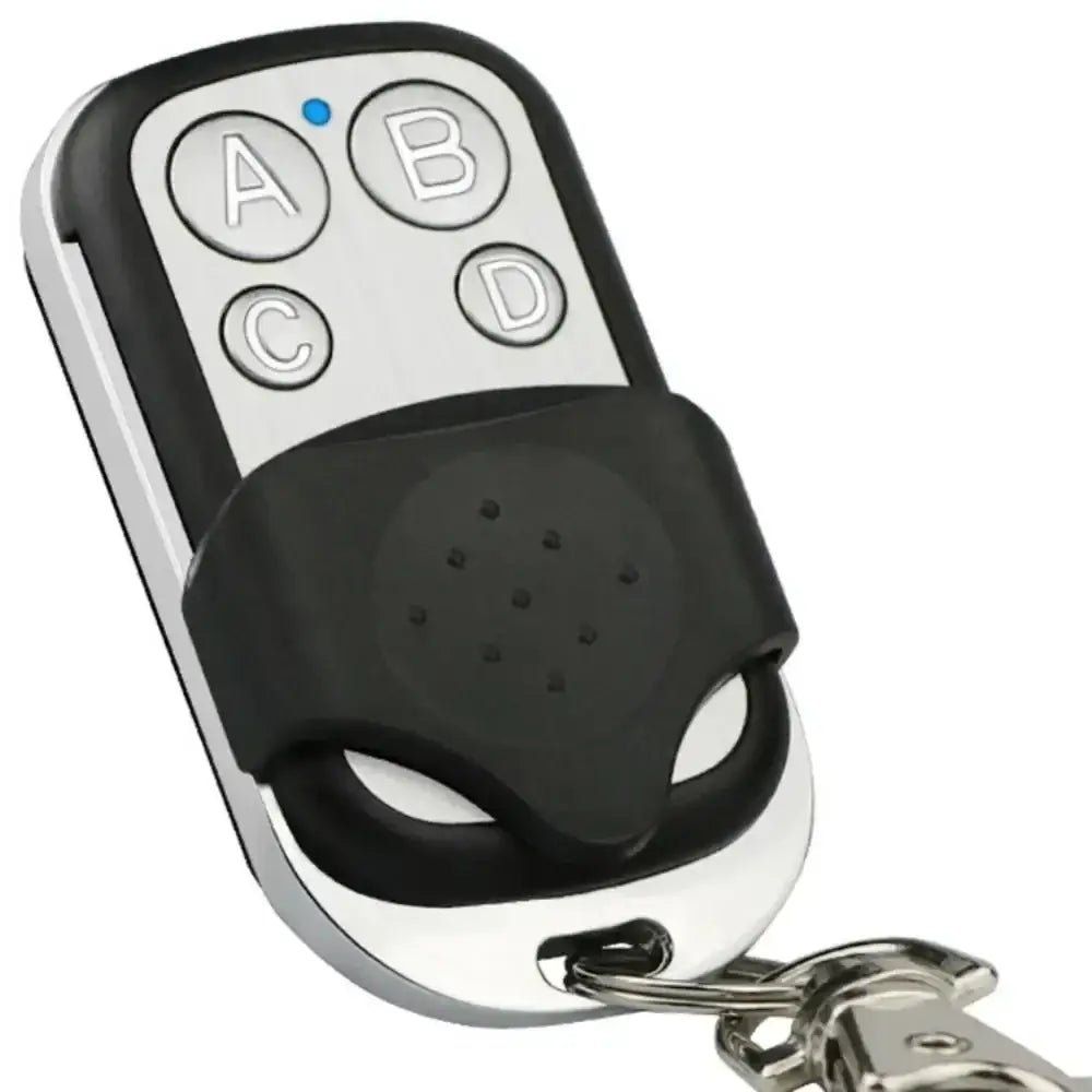 433MHz 4Button ABCD/Lock Unlock Remote Control Metal Push Button Transmitter Universal 4 Buttons Garage Door Opener