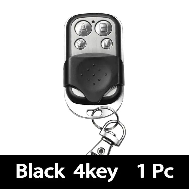 433MHz 4Button ABCD/Lock Unlock Remote Control Metal Push Button Transmitter Universal 4 Buttons Garage Door Opener