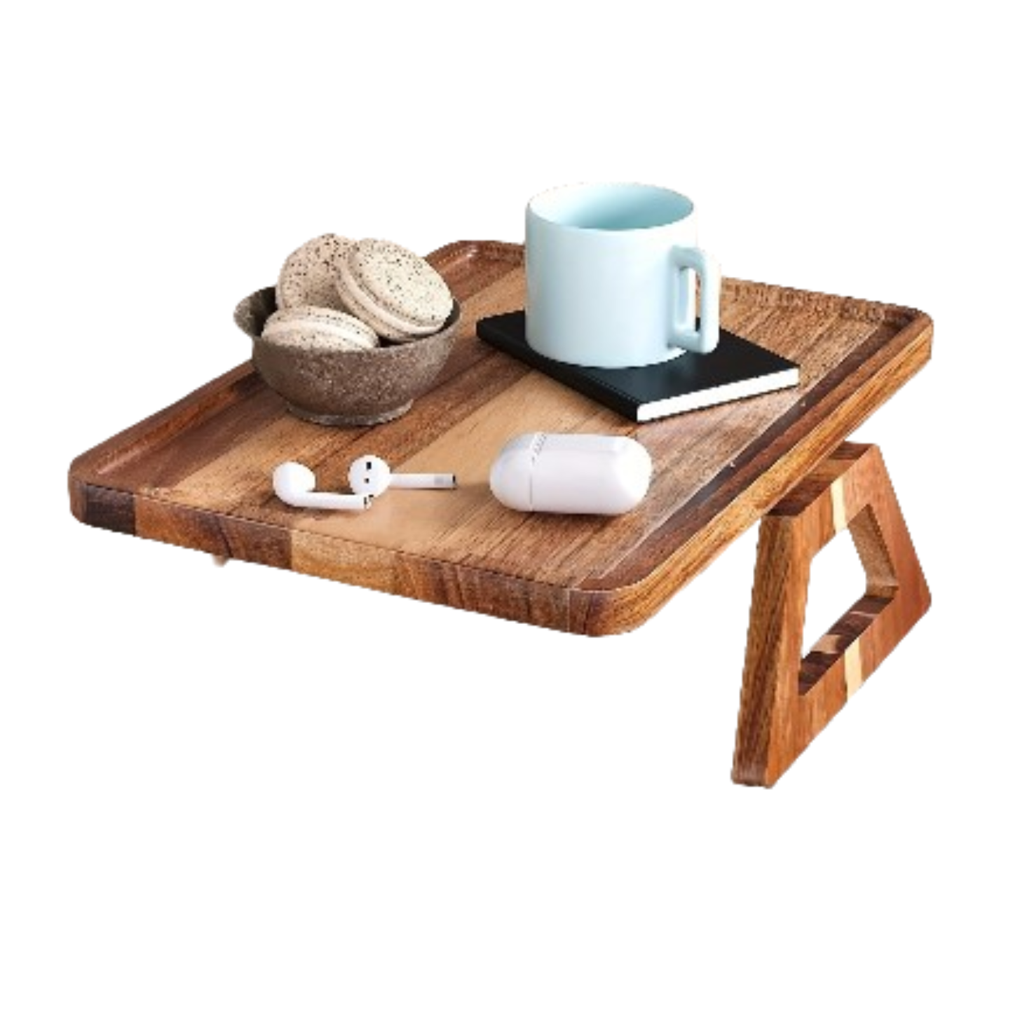 Wooden Sofa Clip-on Armrest Tray