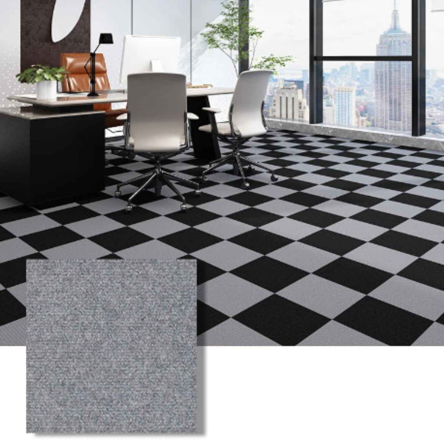 Self-Adhesive Anti-Slip Carpet Tile