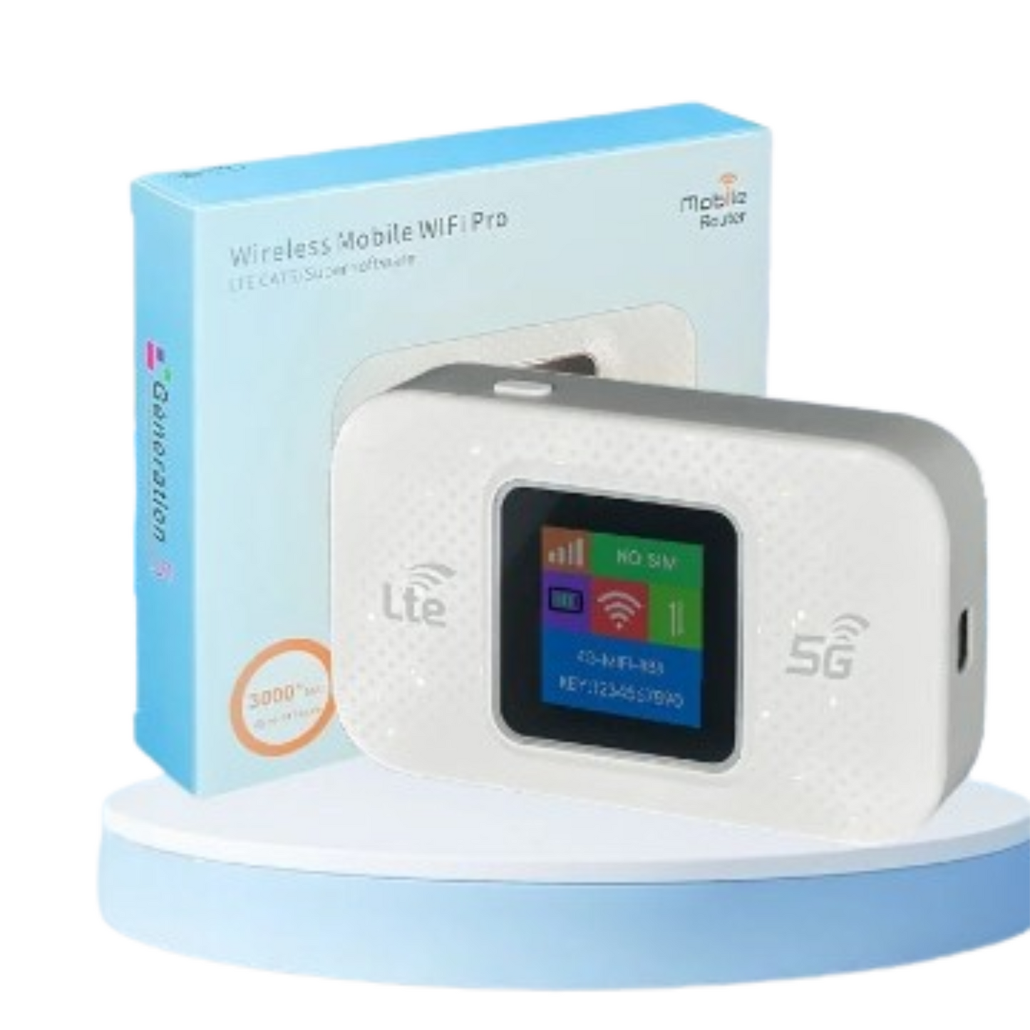 4G/5G Portable WiFiRouter with SIM Slot (7 different types available)
