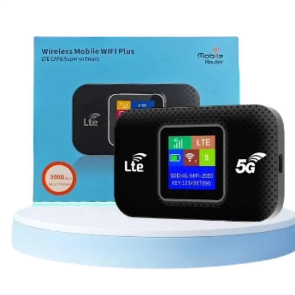 4G/5G Portable WiFiRouter with SIM Slot (7 different types available) - Black - MF680 - 9eight5