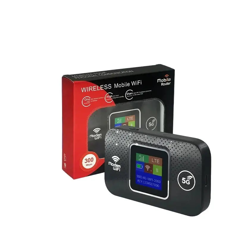 4G/5G Portable WiFiRouter with SIM Slot (7 different types available) - M9S-E - color screen 1 - 9eight5