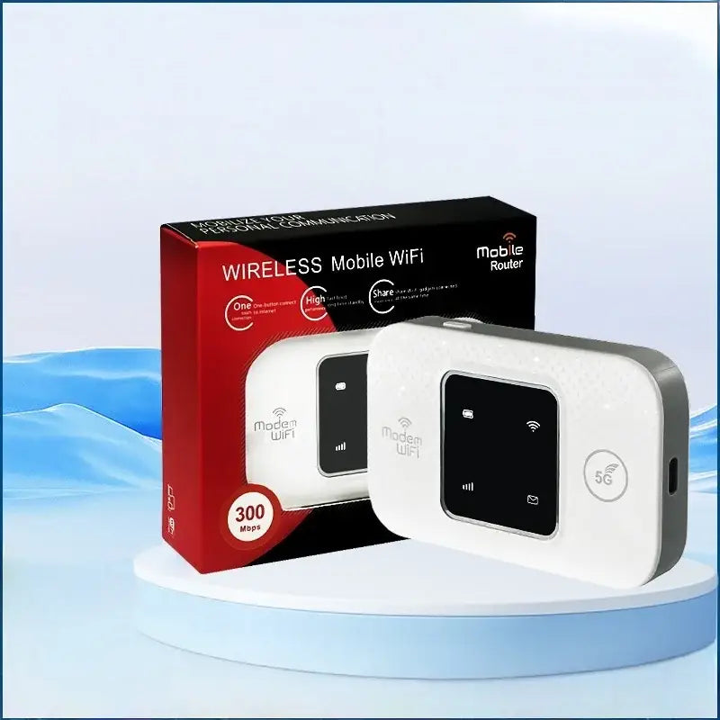4G/5G Portable WiFiRouter with SIM Slot (7 different types available) - White - M9S-E - 9eight5