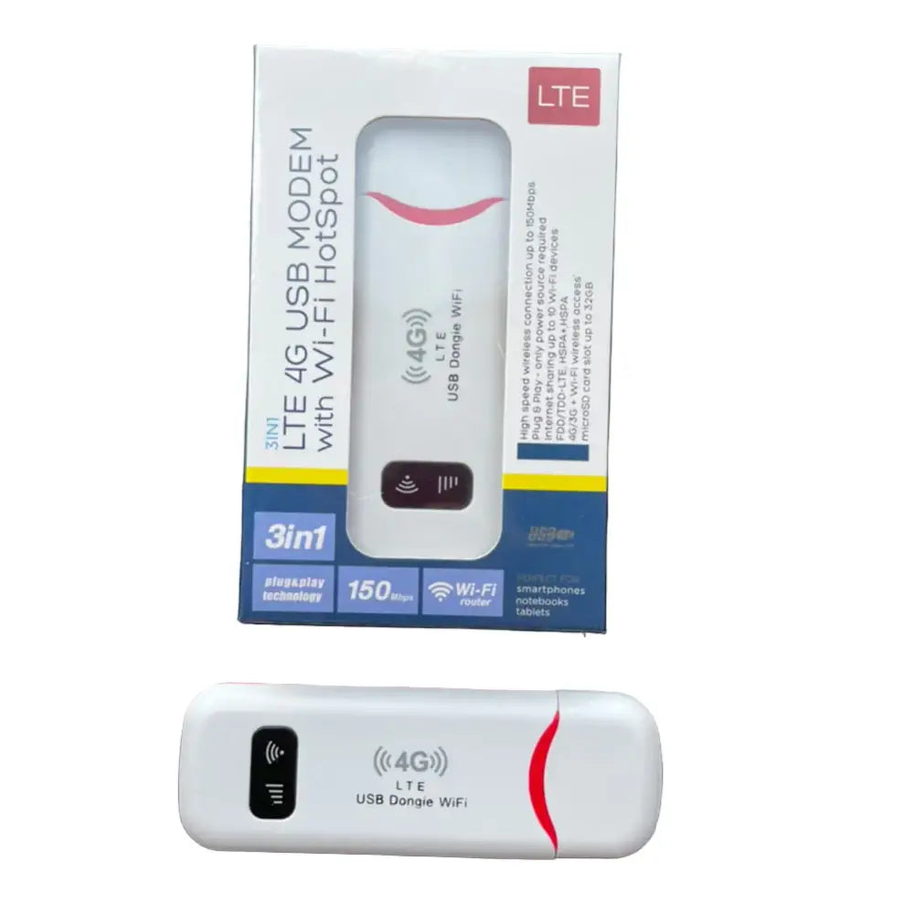4G LTE USB WiFi Dongle & Mobile Hotspot (available in White & Black) - 9eight5