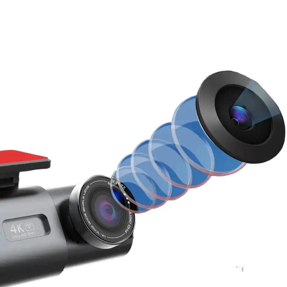 4K UHD Dash Cam with WiFi & GPS (different sizes and models available) - HBC