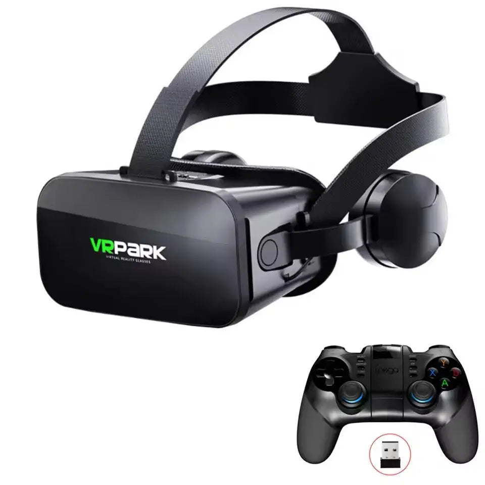 4K VR Headset with Rocker – 3D Virtual Reality Glasses - J20 add 052 gamepad - 9eight5