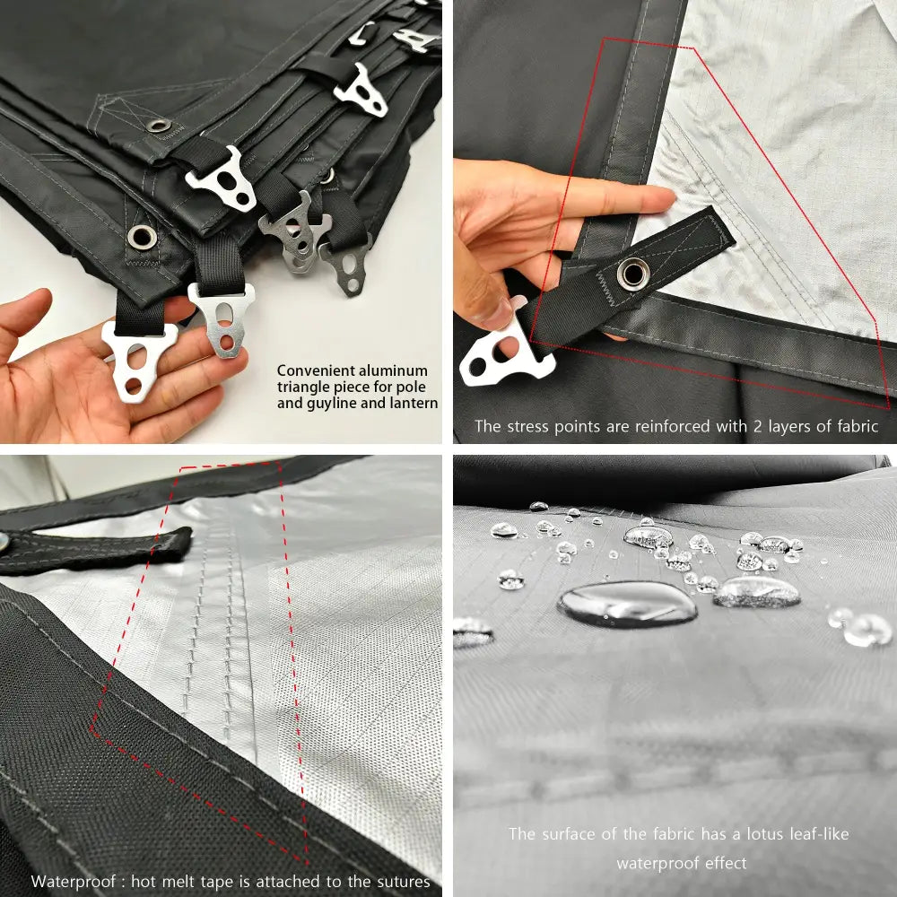 4x6 Large Heavy Duty Waterproof Tarp - SS