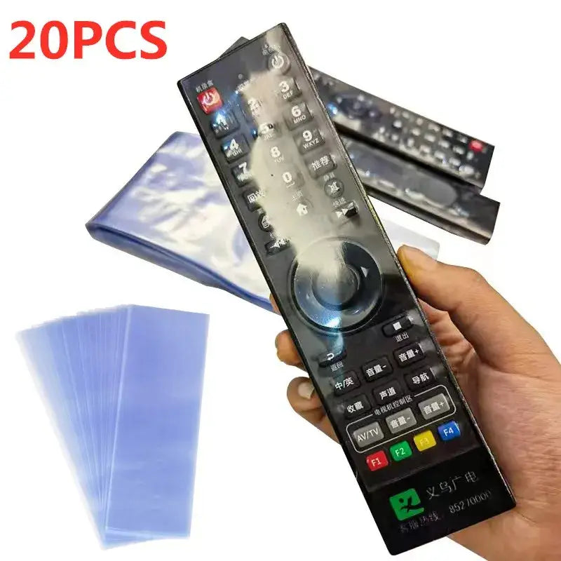 5/10/20PCS Transparent Shrink Film Bag Anti-dust Protective Case Cover For TV Air Conditioner Remote Control Shrink
