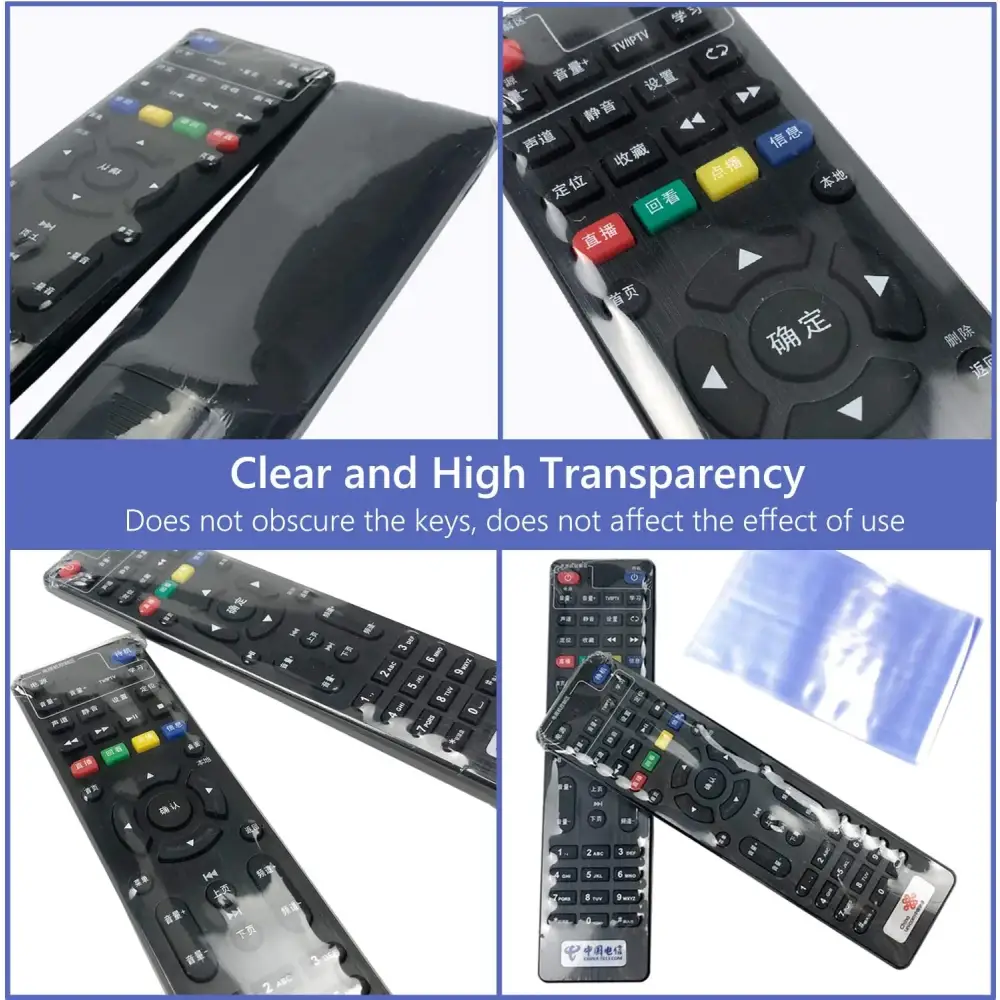 5/10/20PCS Transparent Shrink Film Bag Anti-dust Protective Case Cover For TV Air Conditioner Remote Control Shrink