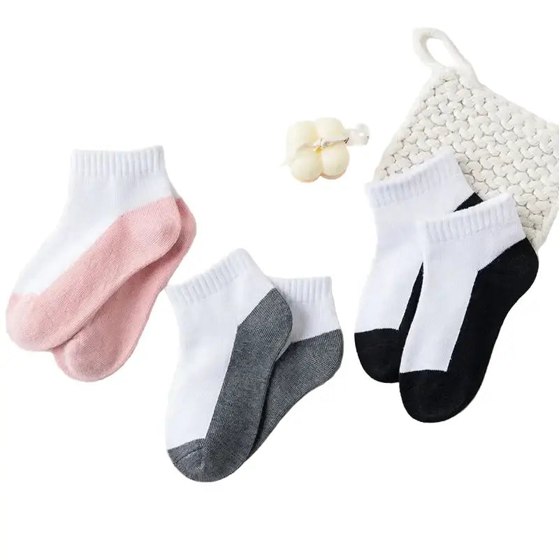 5 Pairs of Cotton Socks – For Boys & Girls (1–12 Years) - SS