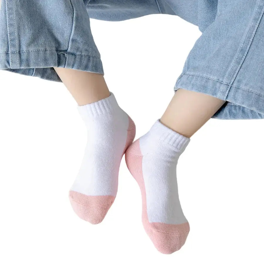 5 Pairs of Cotton Socks – For Boys & Girls (1–12 Years) - SS