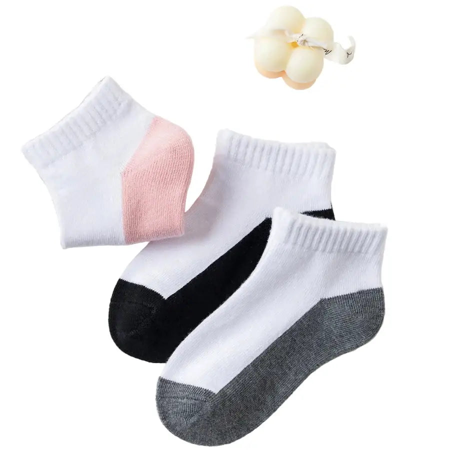 5 Pairs of Cotton Socks – For Boys & Girls (1–12 Years) - SS