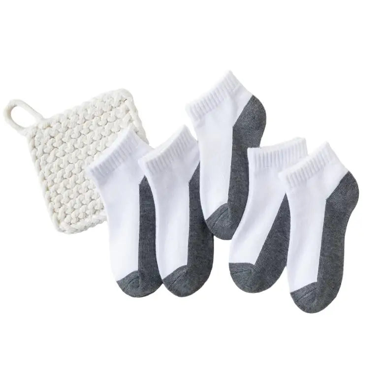 5 Pairs of Cotton Socks – For Boys & Girls (1–12 Years) - SS