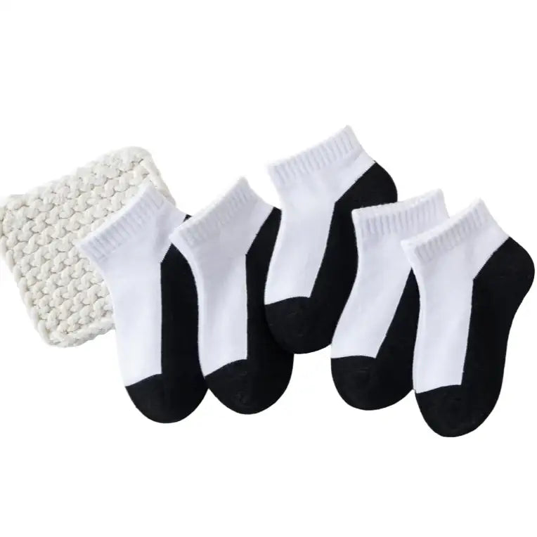 5 Pairs of Cotton Socks – For Boys & Girls (1–12 Years) - SS