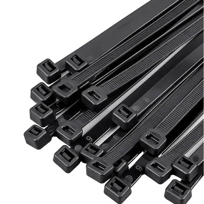 500/1000PCS Self-locking Plastic Nylon Tie Black Zip Wraps Strap Nylon Cable Tie Set Fastening Ring Loop Wire Wrap