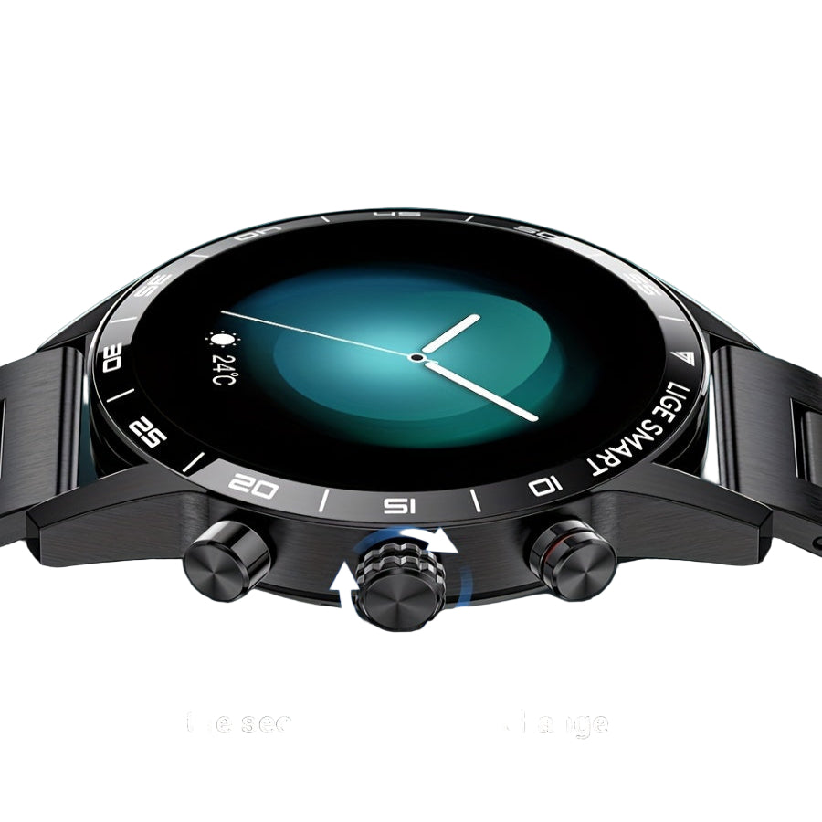 LIGE Smart Watch – 1.32" Full Touch Screen with Call Reminder, Fitness & Life Tracking (available in Black & Silver)