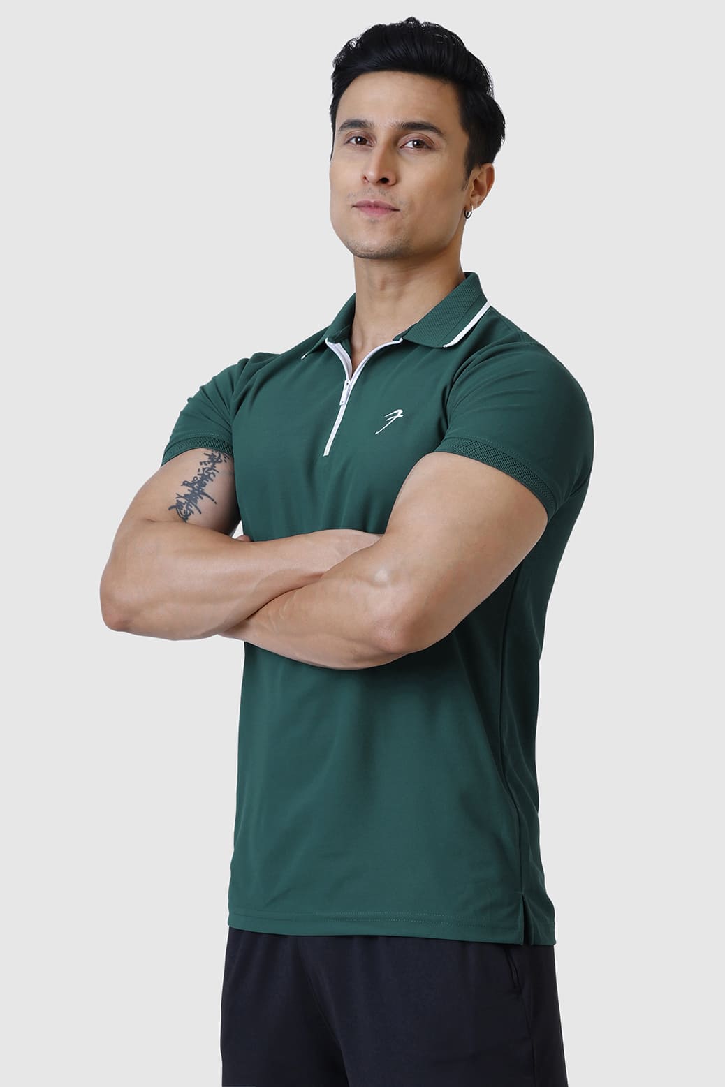 Stride Polo T-shirt Green