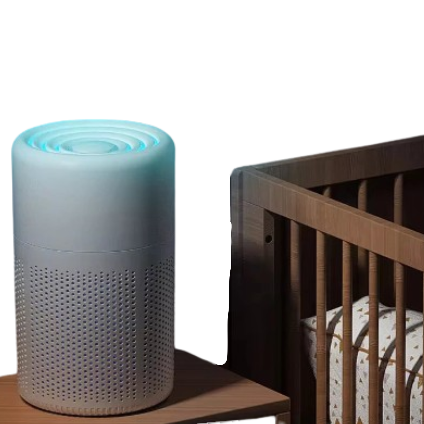 Portable Air Purifier – Blue Anion Deodorizer with Essential Oil Diffuser