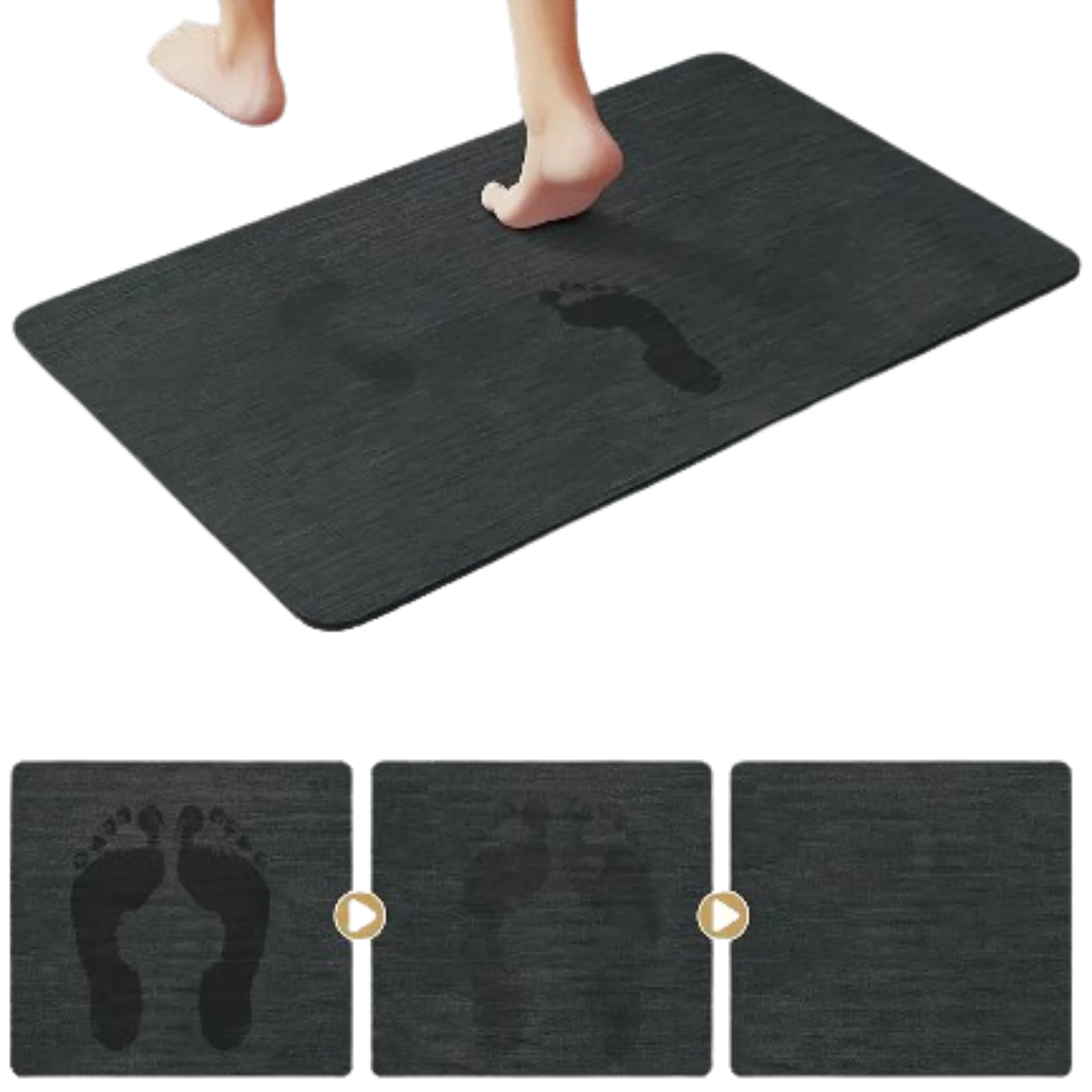 Solid Color Kitchen Mat – Non-Slip & Absorbent (4 colours available)