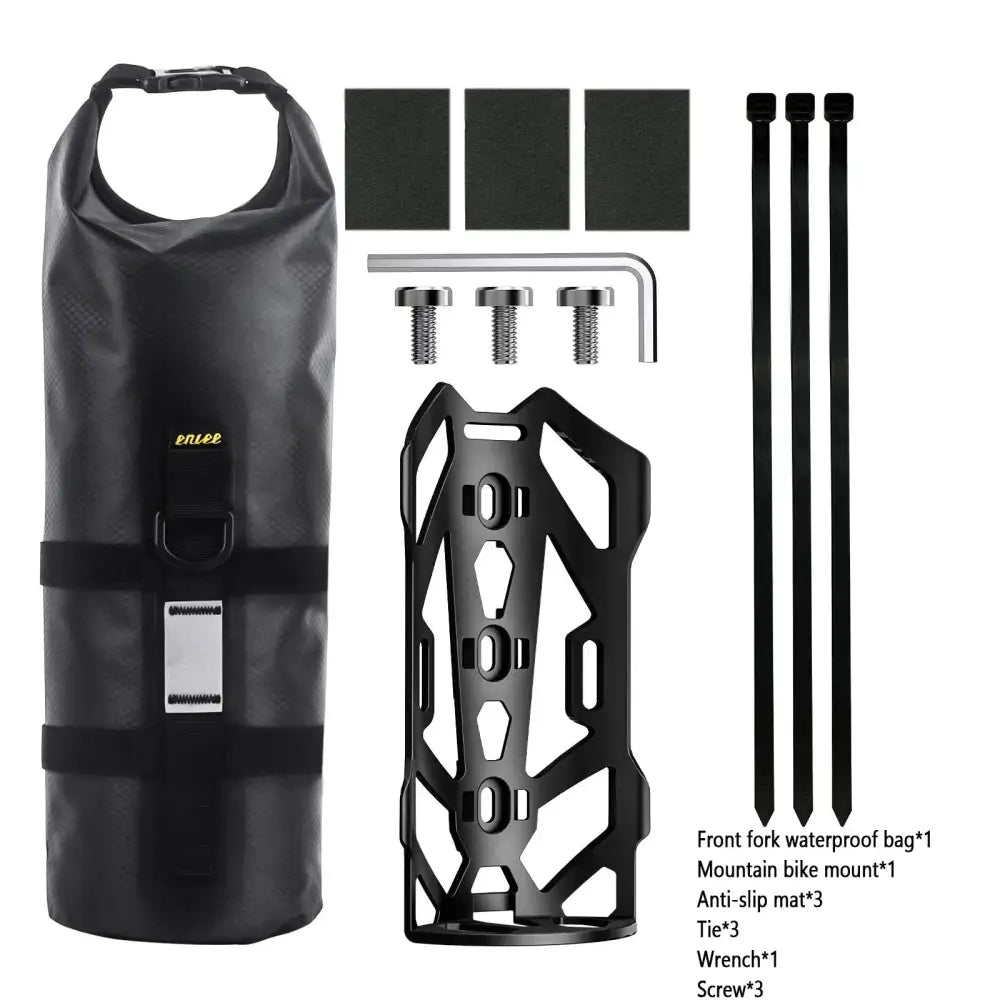 5L Waterproof Bike Front Fork Bag - MTB Bag holder / Front Fork Bag - SS