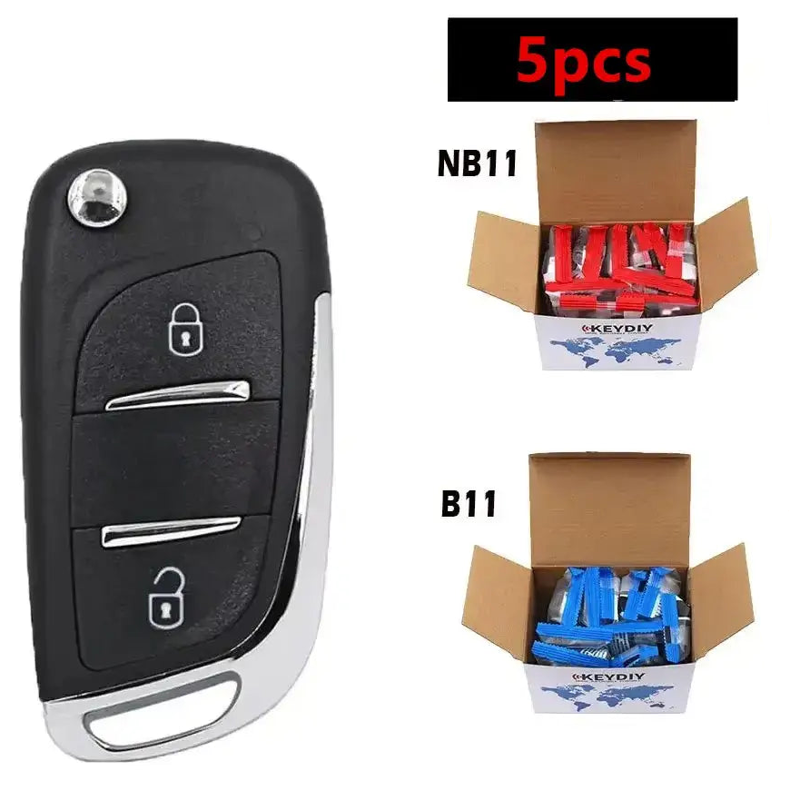 5pcs KEYDIY NB11 B11 Universal Remote Key 2 3 Buttons for KD900/KD-X2/KD MINI Key Programmer NB11-2 DS Style Car Remote