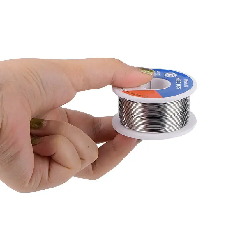 60/40 Rosin Core Solder Wire (50g/20g 0.6–1.5mm) - HBC