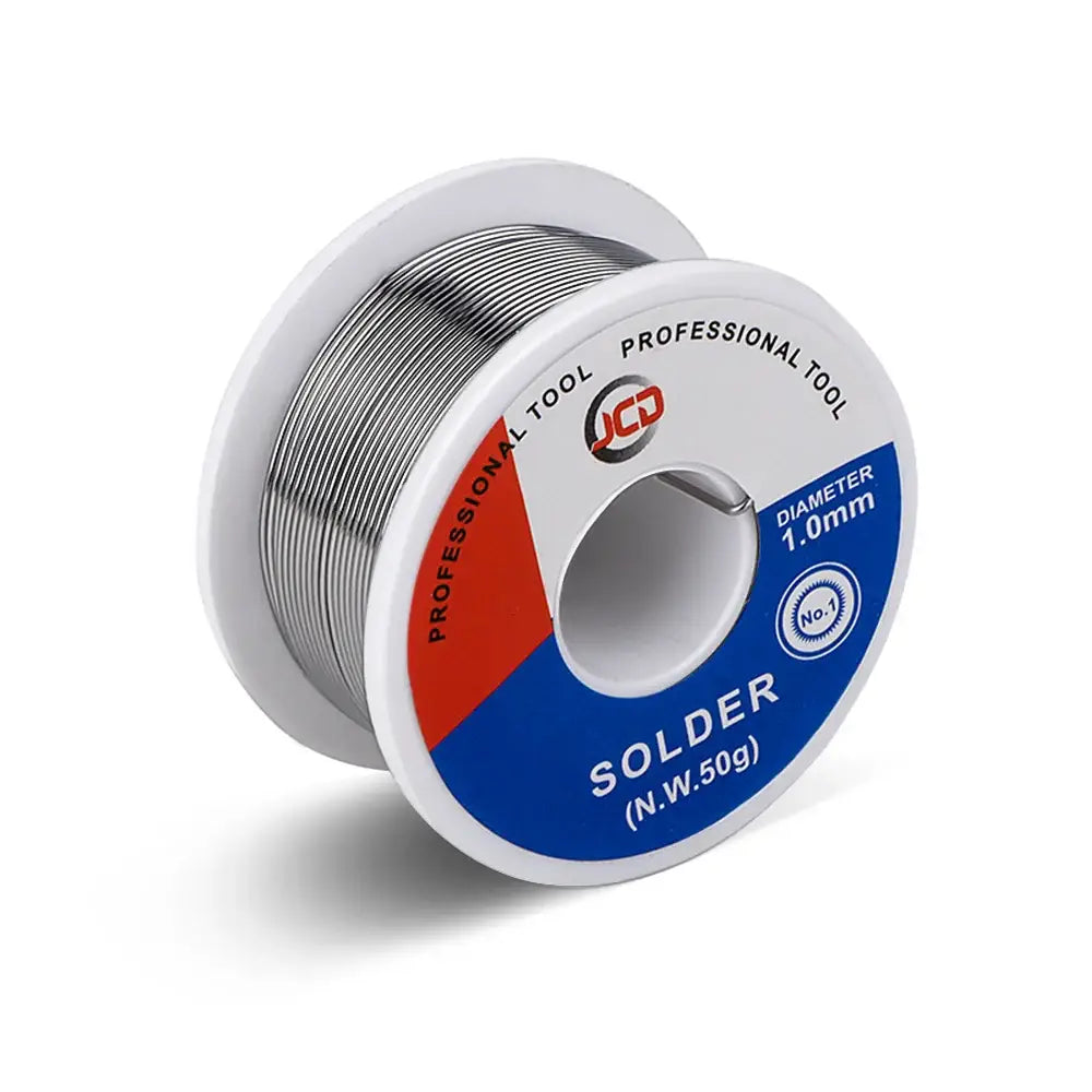 60/40 Rosin Core Solder Wire (50g/20g 0.6–1.5mm) - HBC