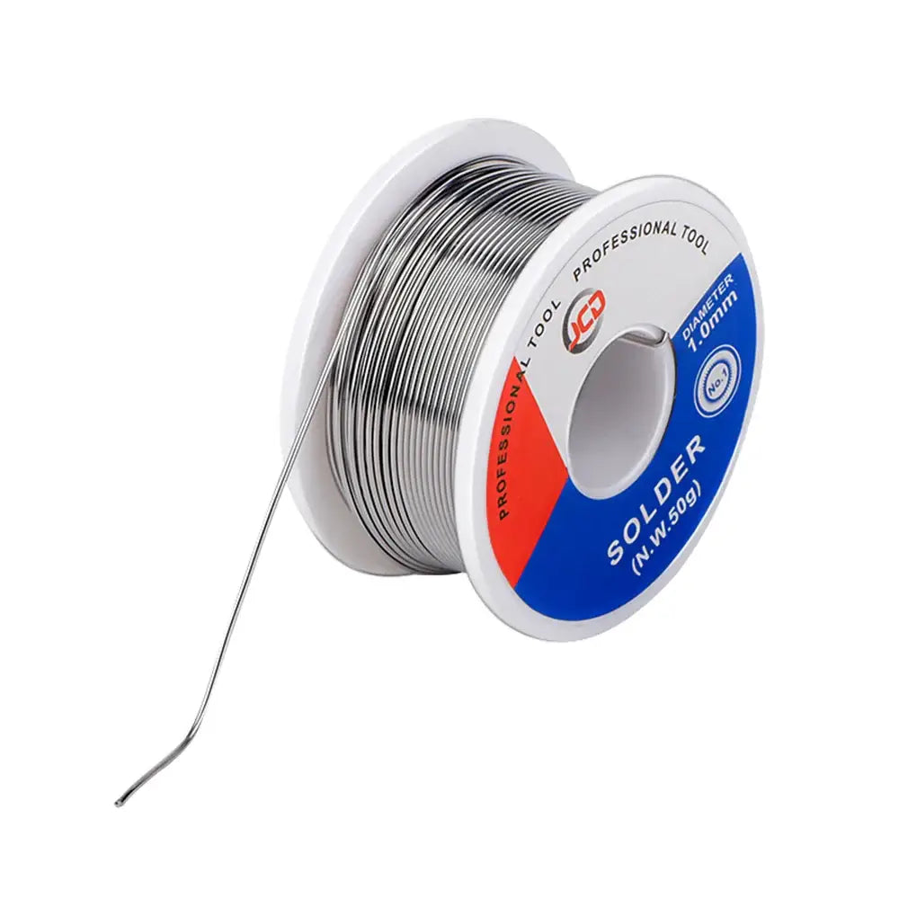 60/40 Rosin Core Solder Wire (50g/20g 0.6–1.5mm) - HBC