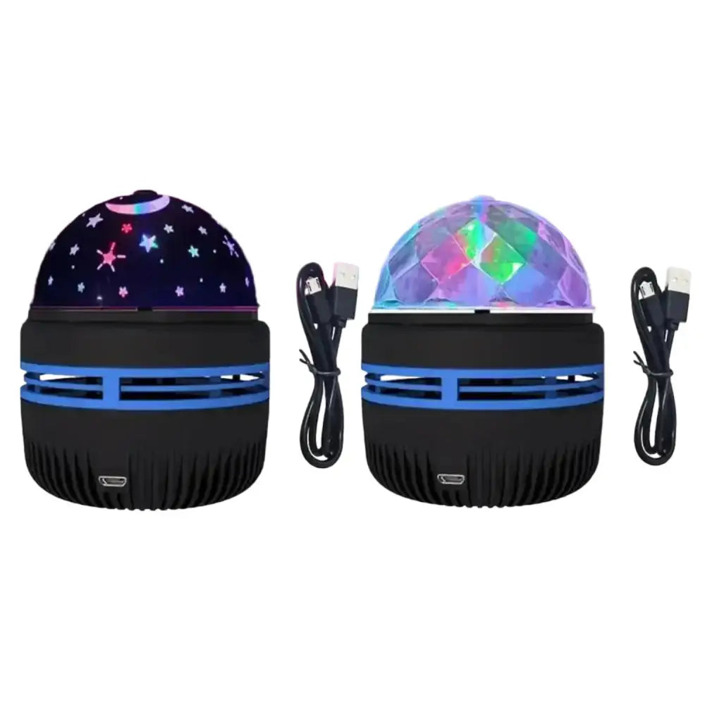 60° Rotating LED Starry Sky Projector Night Light 5V USB Atmosphere Lamp for Bedroom Weddings