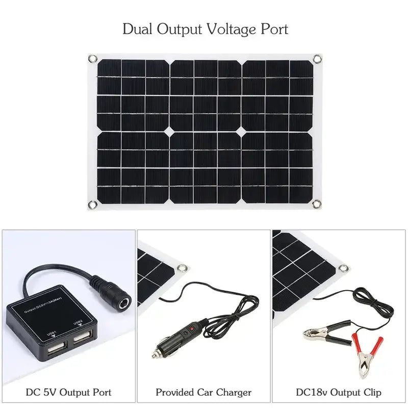 600W Home & Outdoor Solar Power System - SS