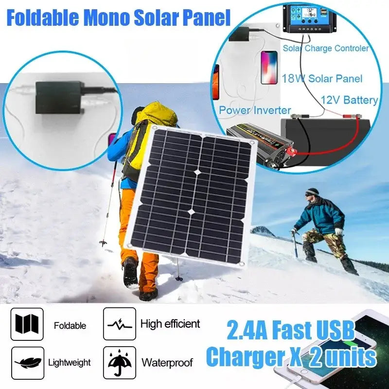 600W Home & Outdoor Solar Power System - SS