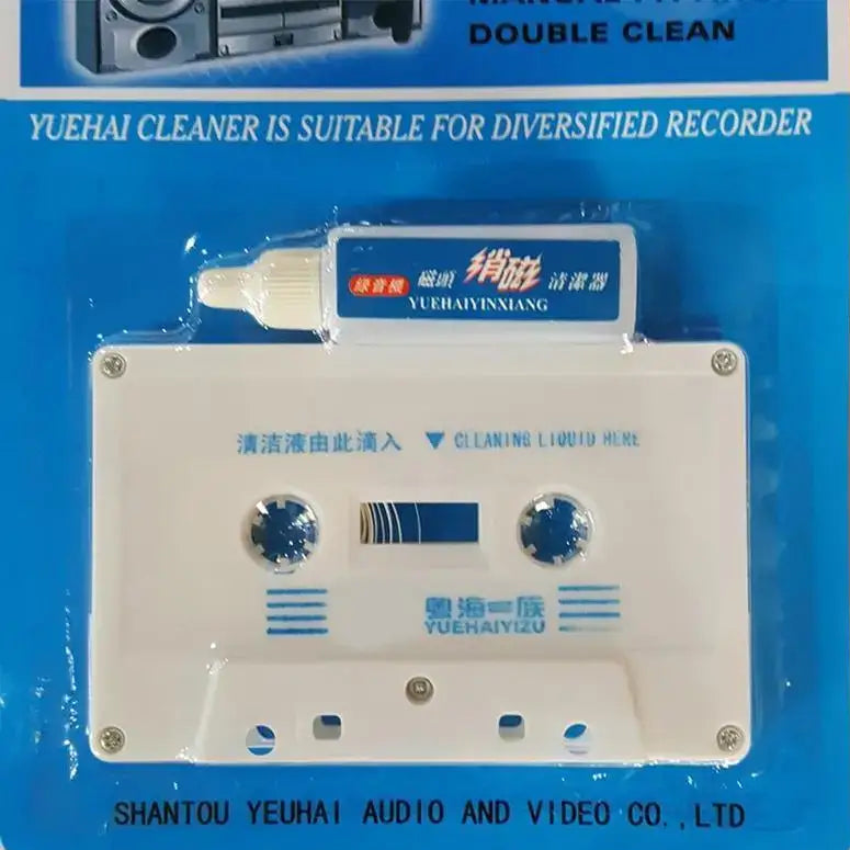 605 Cassette Tape Head Cleaner Demagnetizer Kits Audio Deck Restore The Cassette Magnetic Head Tape Recorder Cleaner