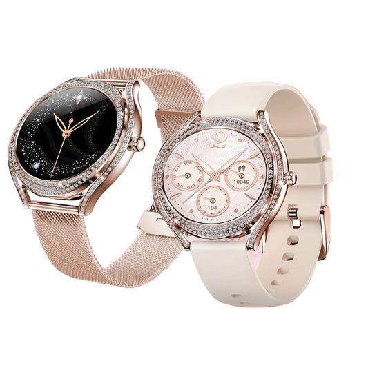 LIGE Women's Smartwatch – 3.25cm AMOLED Fitness Tracker with 100+ Sports Modes (3 colours available)