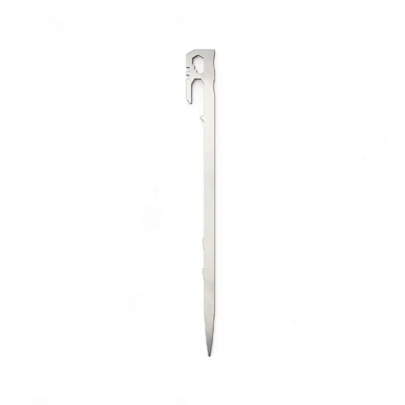 6Pcs Camping Tent Stakes Canopy Tent Pegs 28cm Stainless Steel Garden Ground Nail Beach Awnings Hammock Trampoline