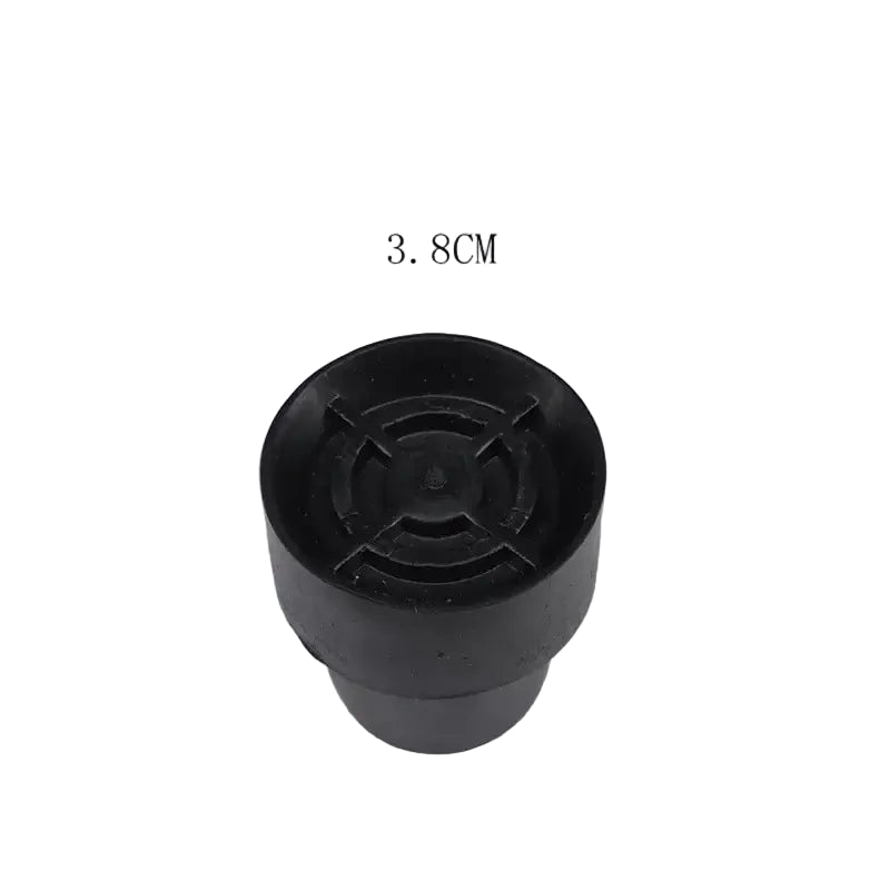 6PCS Trampoline Foot Pad Black Trampoline Rubber Cover Jumping Bed Plastic Mat Non-Slip Mat Mute Base Pipe Cover