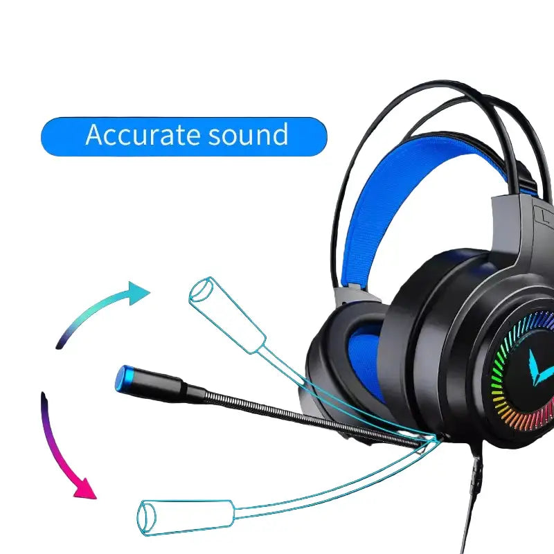 7.1 Gaming Headset with Mic & LED (3 coours available) - 9eight5