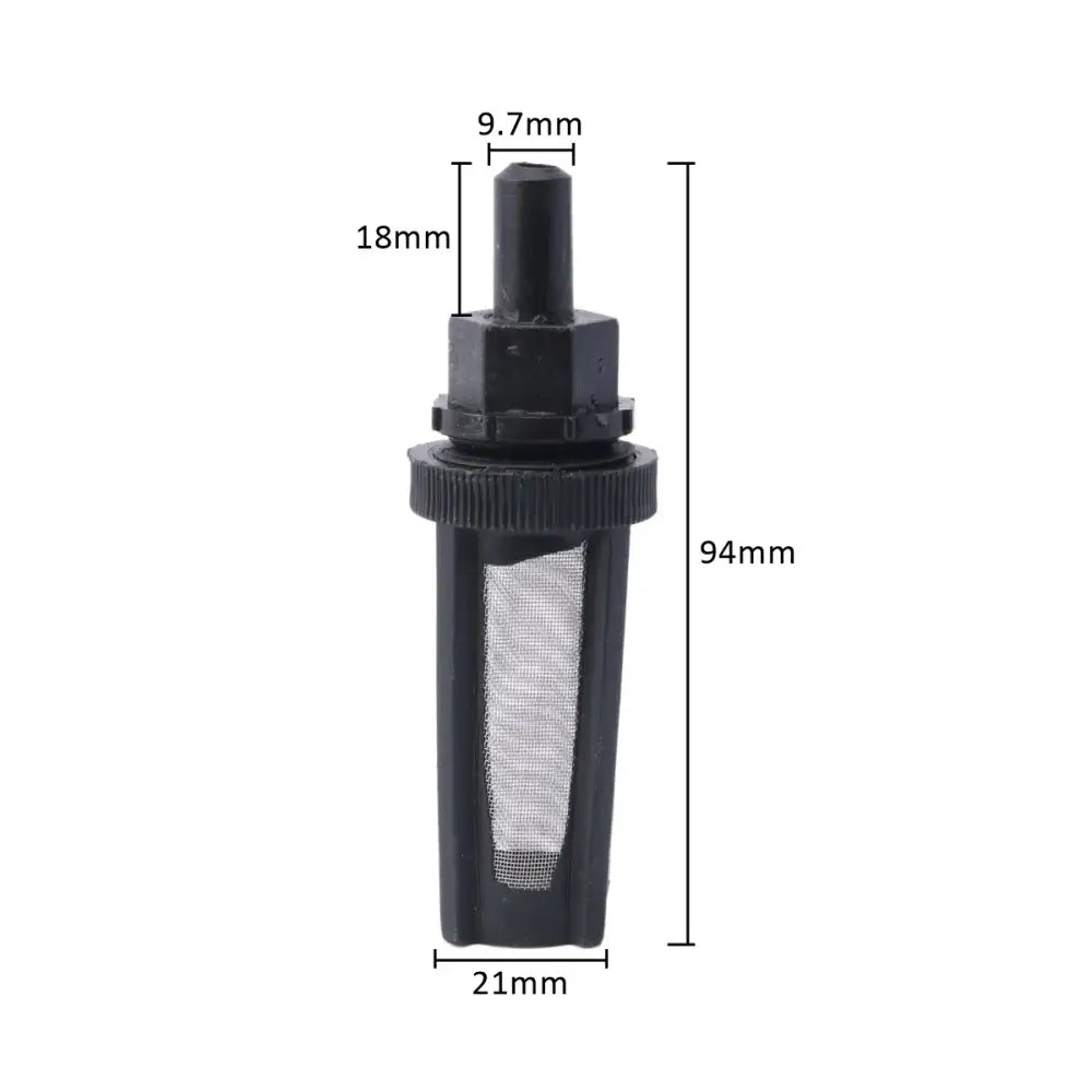 7–16mm Stainless Steel Hose Pipe Filter for Garden & Car Wash (different sizes available) - 10mm - Straight - SS