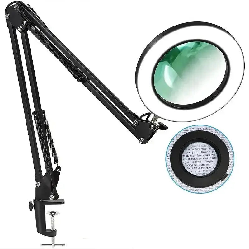 72LED 8X/10X USB Magnifying Glass with 3 Colours Light (10 different variants available) - HBC